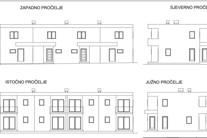 Istra, Ližnjan - duplex kuća s vrtom 70 m2, NKP 90 m2, dvoetažno - 900 m od mora