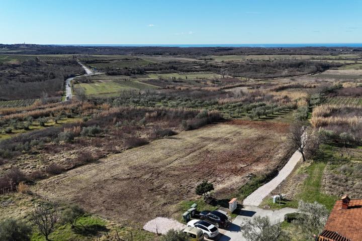 Istra, Buje - građevinsko zemljište 1036 m2 na odličnoj lokaciji