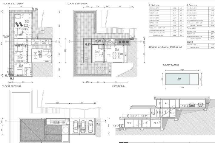 Hreljin, zemljište 980m2 s pravomoćnom građevinskom za villu