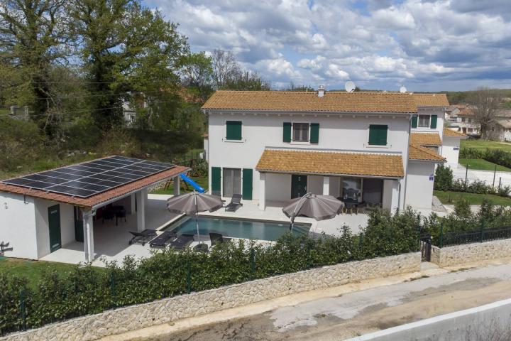 Istra, Barban prekrasna villa NKP 160 m2 sa bazenom