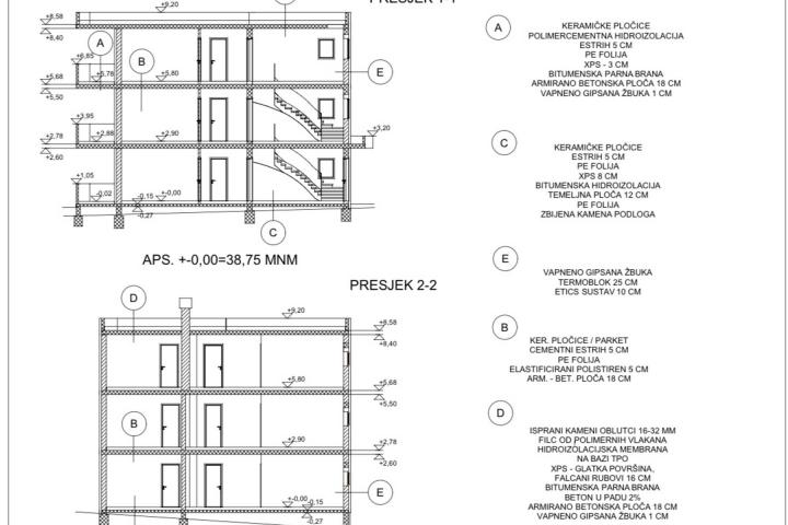 Istra, Medulin, stan na prvom katu novogradnje 115 m2