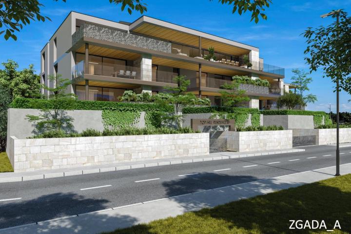 Istra, Novigrad, dvosoban stan na 1. katu NKP 98, 50 m2, moderna novogradnja