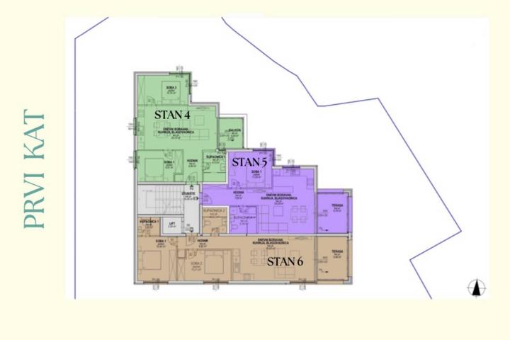 Opatija, stan A5 pogled more, moderna novogradnja  63, 88 m2 