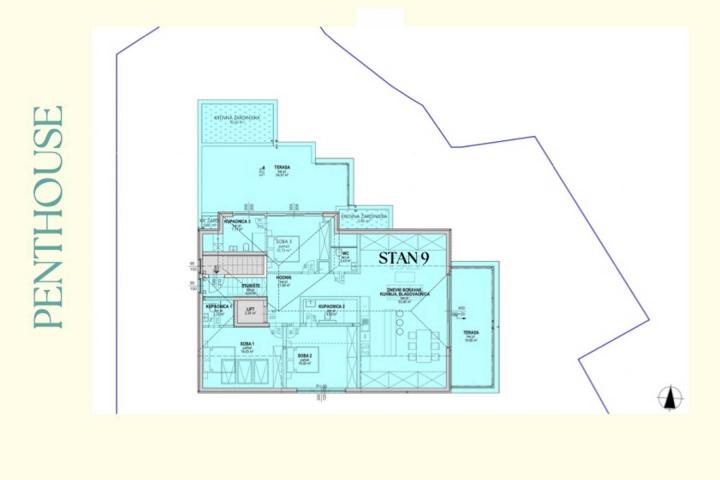 Opatija, stan S3 na drugom katu, moderna novogradnja top pogled, 218, 82 m2 u blizini mora