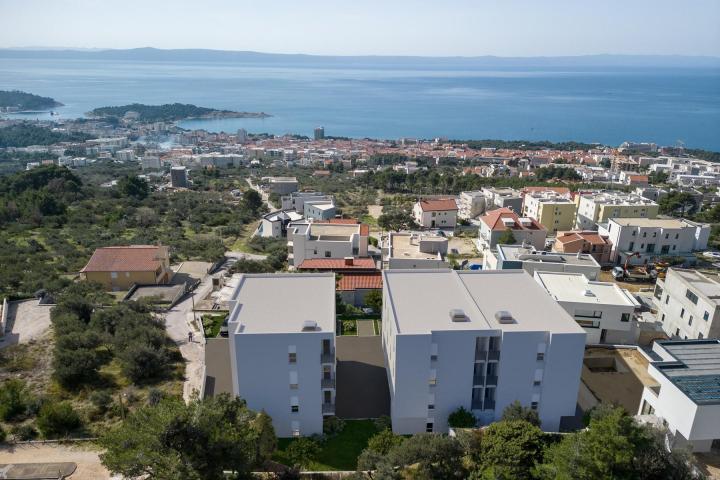 Makarska, novogradnja jednosoban stan s pogledom na more S1