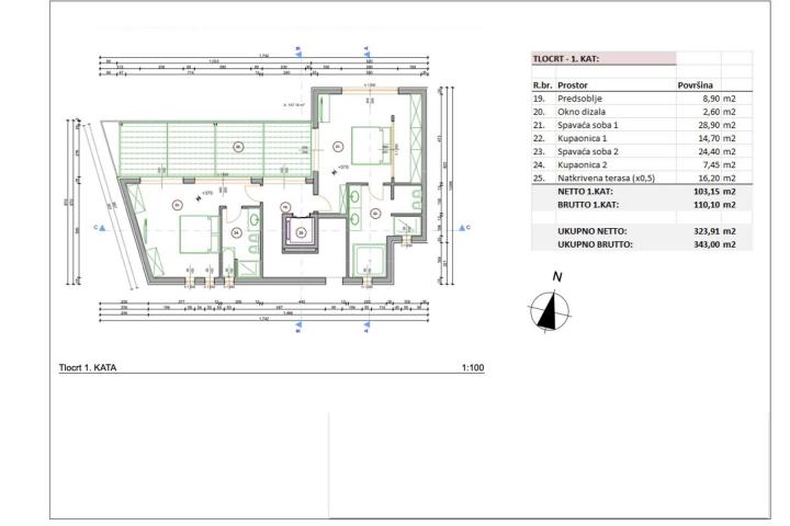 Istra, Svetvinčenat, raskošna villa od 350 m2 na velikoj okućnici 2500 m2