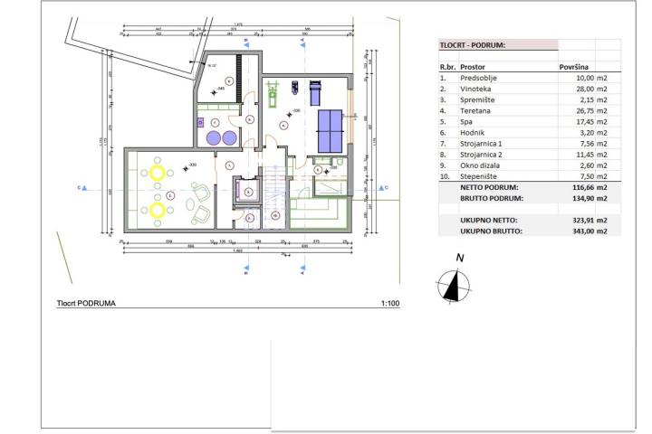 Istra, Svetvinčenat, raskošna villa od 350 m2 na velikoj okućnici 2500 m2