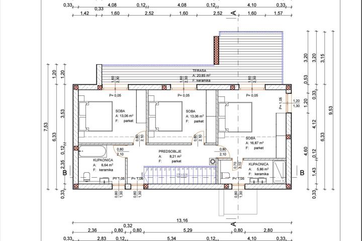 Istra, Rakalj - moderna samostojeća kuća sa bazenom na mirnoj lokaciji, NKP 140. 50 m2