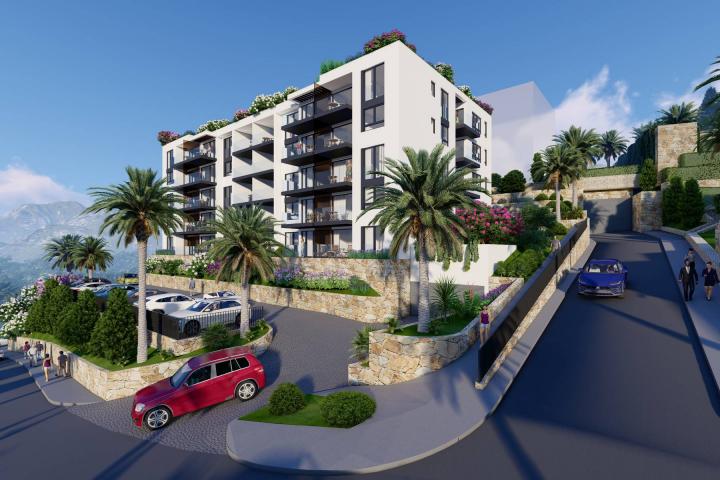 Makarska, četvrti kat, dvosoban stan s pogledom, 63. 64m2