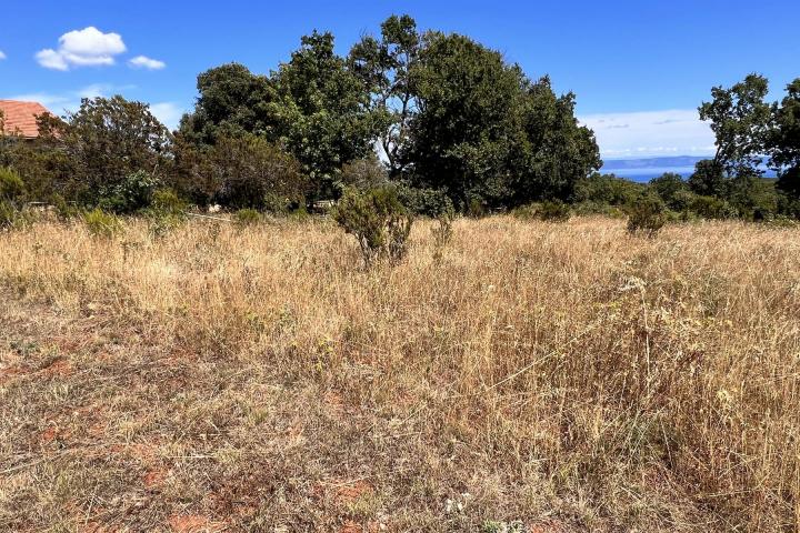 Istra, Peruški - 1000 m2 parcele, POGLED NA MORE