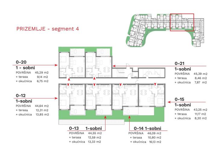 Umag, jednosoban stan, vrt, parking, S 0-12