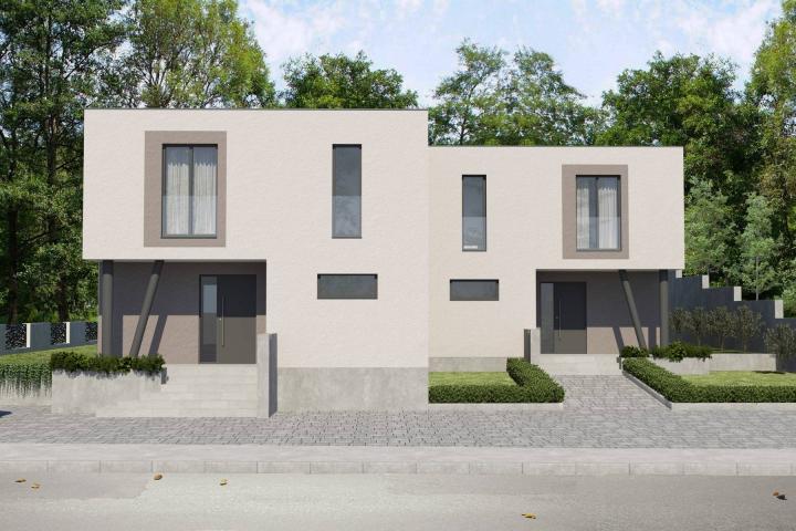 Istra, Labin - stan B u kvalitetnoj duplex kući novogradnje s vrtom, NKP 136. 50 m2