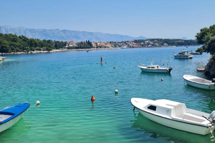 Brač, Sumartin, građevinsko zemljište s pogledom na more, 5603 m2