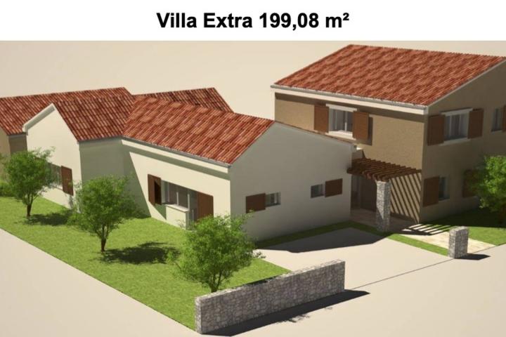 Istra, Kršan, zemljište 45. 000 m2 s projektom za 32 ville