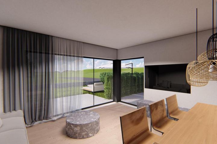 Pirovac, predivna dvojna vila s bazenom, NKP 125, 72 m2