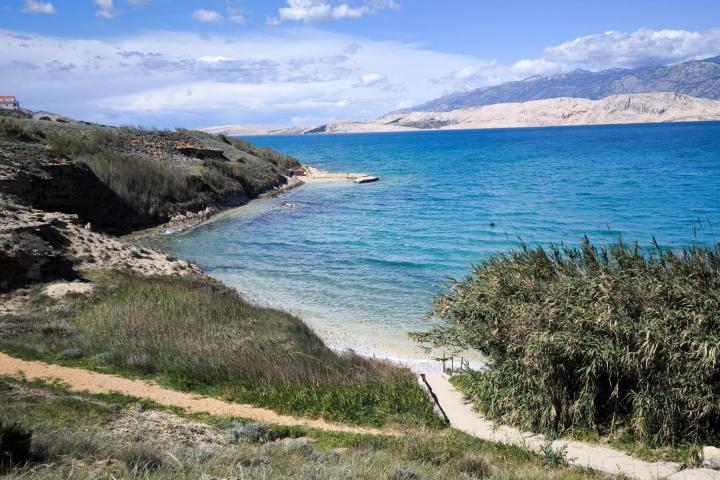 Zadar, Pag, prekrasna vila s bazenom prvi red do mora