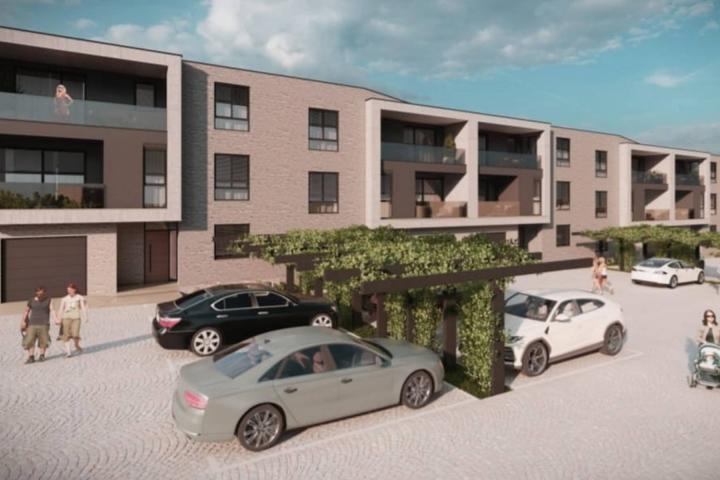 Pula, Valdebek, prostrani penthouse na traženoj lokaciji, novogradnja, 118, 78 m2