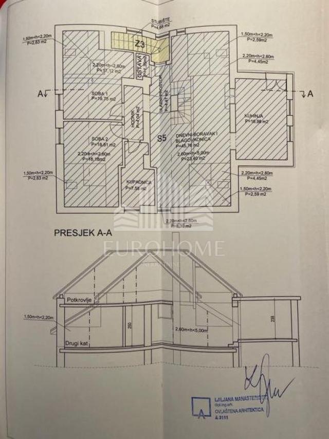 Wohnung Svetice, Maksimir, 158m2