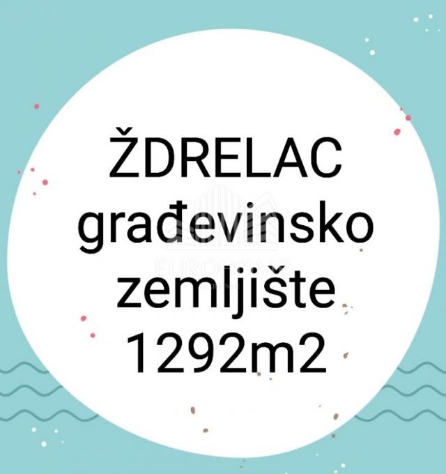 1292m2 građevinsko zemljište ŽDRELAC (otok Pašman)