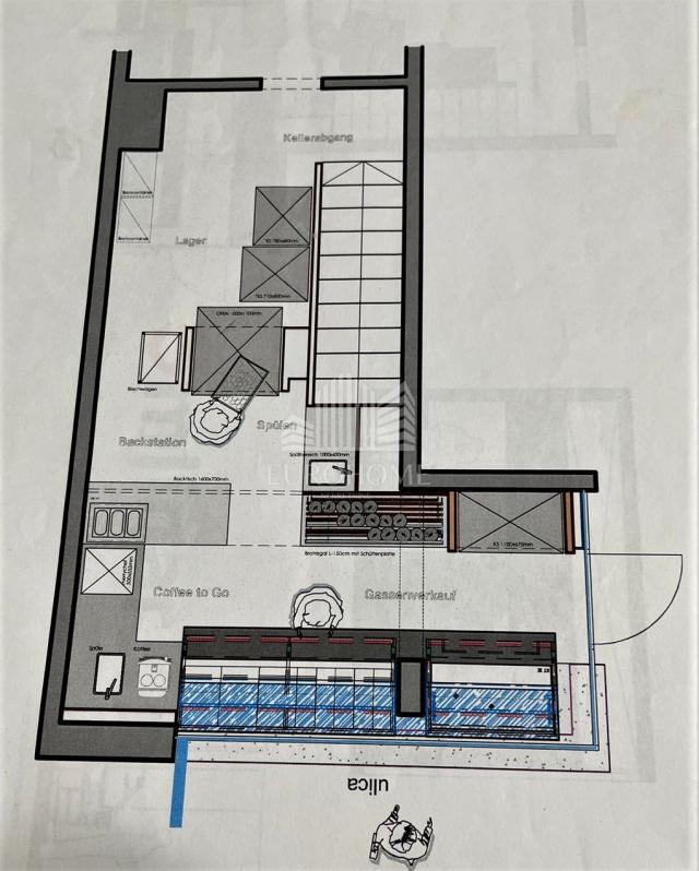 Business premise Donji grad, Donji Grad, 51,76m2