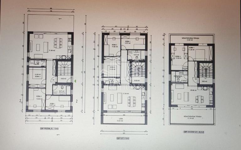 Wohnung Centar, Samobor, Trosobni stan 82m2 novogradnja, Samobor, 82m2