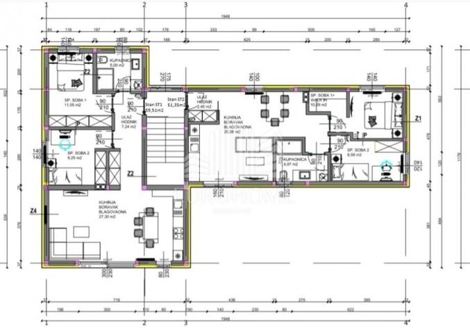 Wohnung Gornja Dubrava, 85,96m2