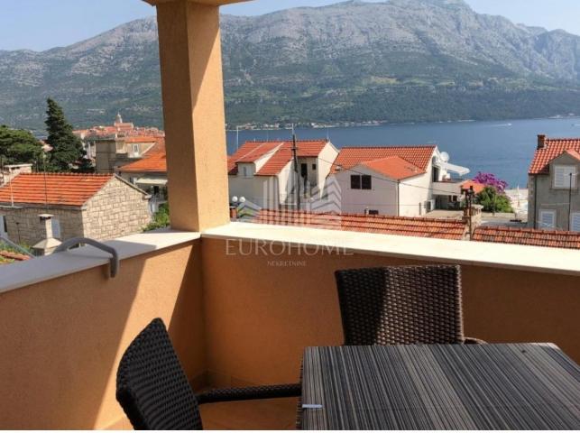 Korčula, luksuzan, komforan trosoban apartman, 150 metara do mora