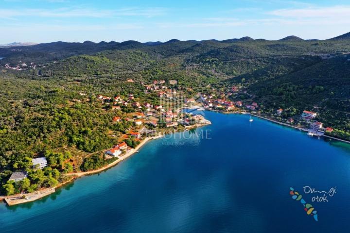 Dugi otok, Luka, građevinsko zemljište 376m2, pogled na more