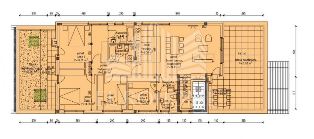 Wohnung Velika Mlaka, Velika Gorica - Okolica, 144,45m2