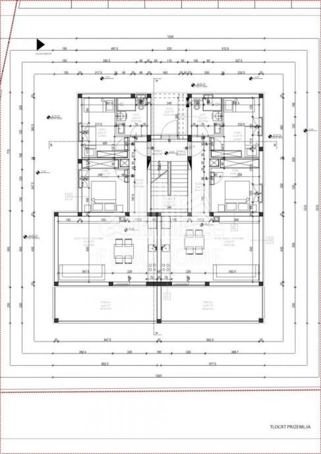 Trosoban stan s vrtom, novogradnja, Biograd na moru, 71, 67m2