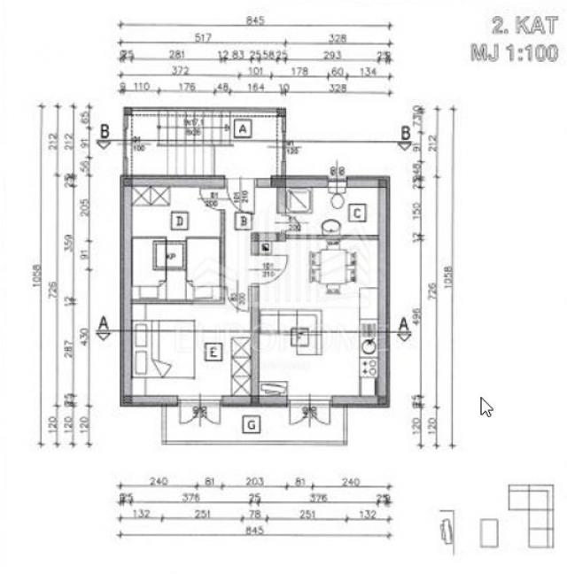 Apartment Turanj, Sveti Filip I Jakov, 64m2