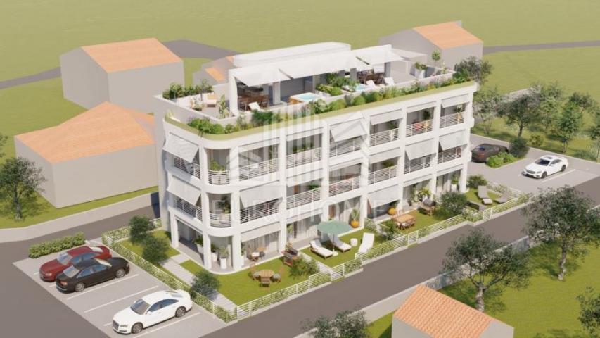 Zadar, Plovanija, novogradnja, dvosobni stan 78 m2+ parking