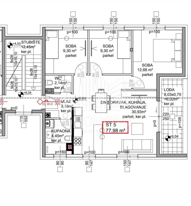 Flat Odra, Novi Zagreb - Zapad, 78,50m2