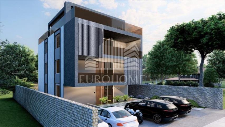 Zadar, Plovanija, trosobni penthouse 143 m2 s krovnom terasom + 2 parkirna mjesta