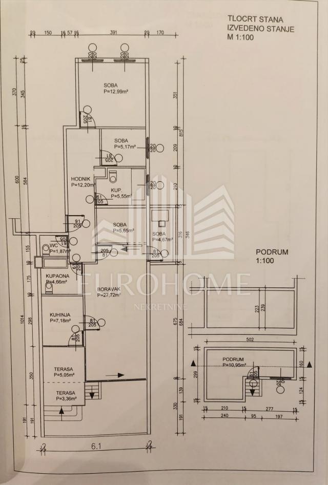 Wohnung Špansko, Stenjevec, 100m2