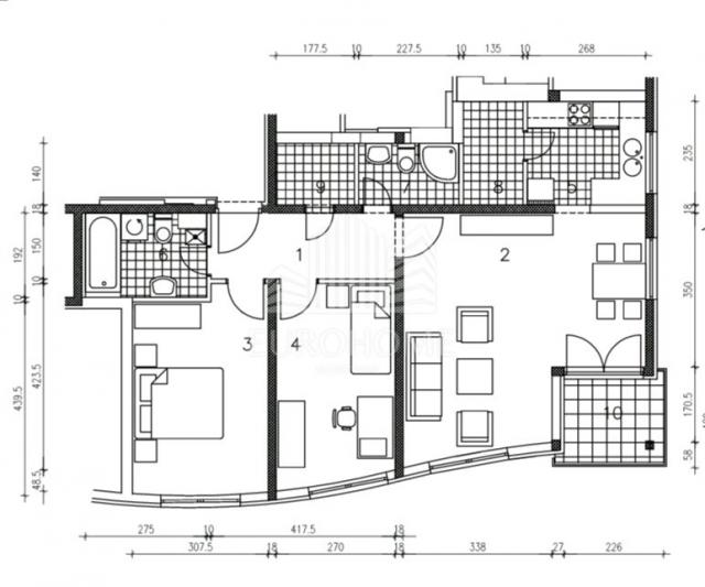 Wohnung Sesvetski Kraljevec, Sesvete, 81,67m2