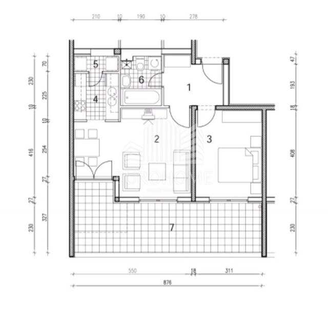 NOVOGRADNJA 56, 27m2, IVER, Sesvetski Kraljevec