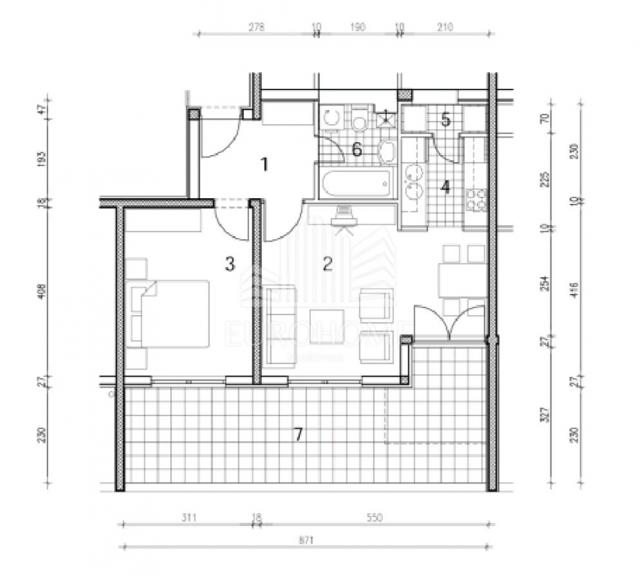 Flat Sesvetski Kraljevec, Sesvete, 56,27m2