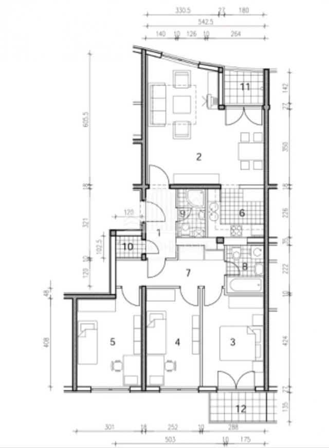 Wohnung Sesvetski Kraljevec, Sesvete, 91,43m2