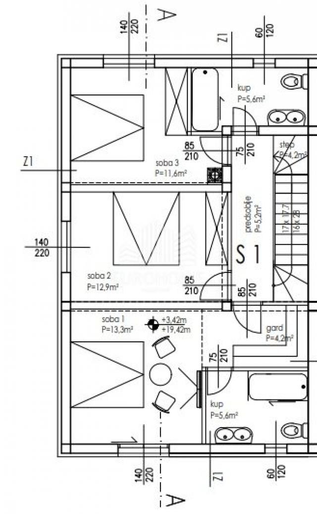 Apartment Sabunike, Privlaka, 150m2