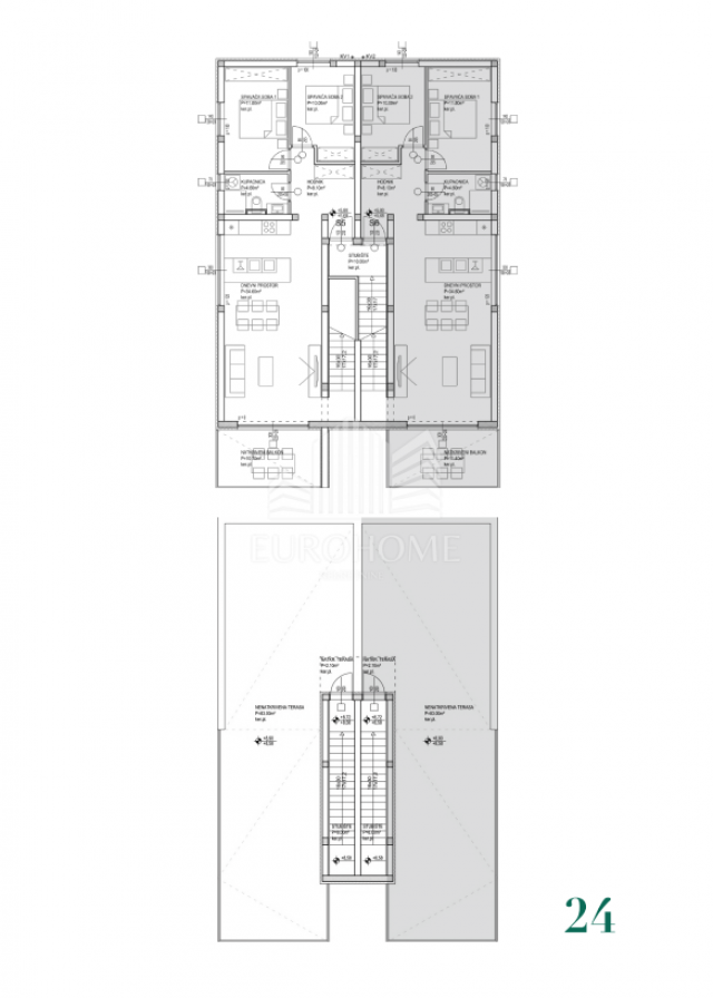 Flat Privlaka, 111,55m2