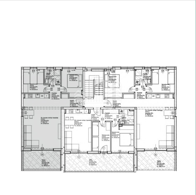 Wohnung Privlaka, 67,39m2