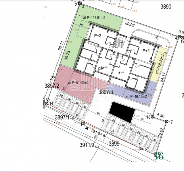 Wohnung Privlaka, 67,39m2