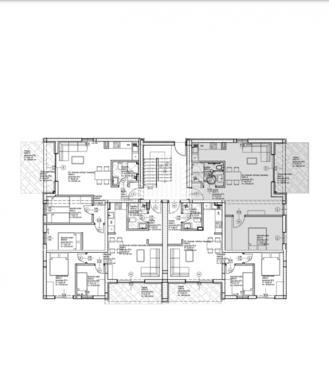 Wohnung Privlaka, 82,55m2