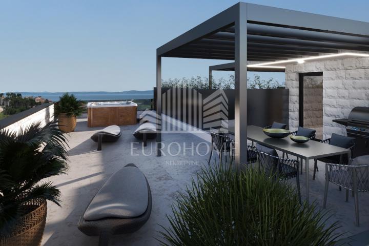 Privlaka Luxury Residence, Penthouse, 97, 15m2, Sea View