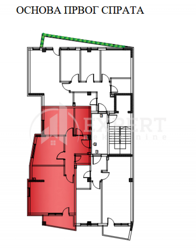 Novogradnja na Crvenom pevcu, 2. 5, 66 m2, povrat PDV-a