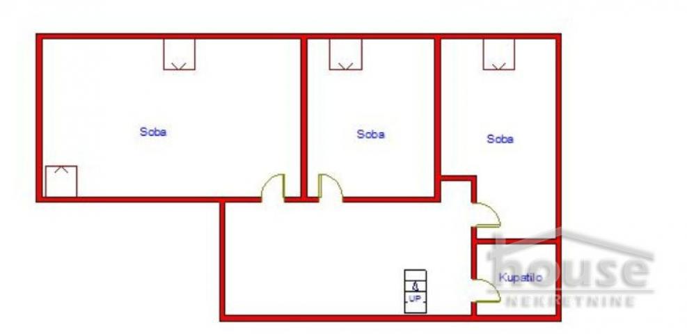 Stan NOVI SAD, NOVA DETELINARA, kv: 89, € 137500, ID: 1053058