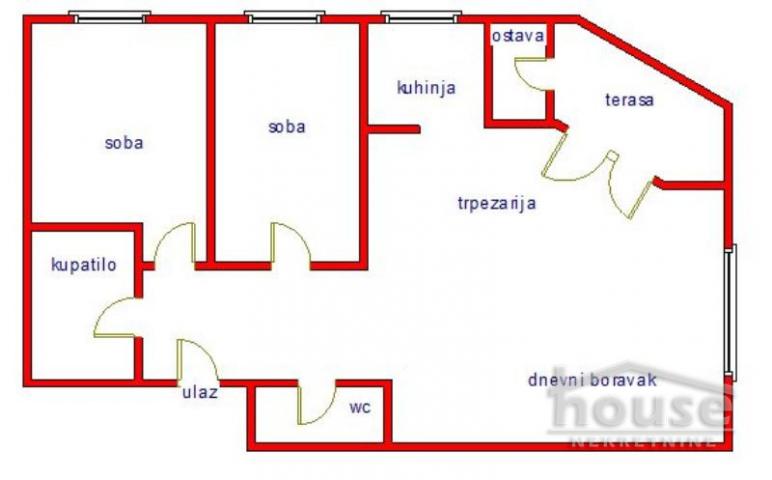 Stan NOVI SAD, TELEP, kv: 57, € 123090, ID: 1059309