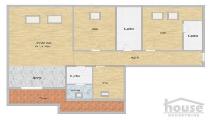 Stan NOVI SAD, CENTAR, kv: 126, € 319300, ID: 1060385