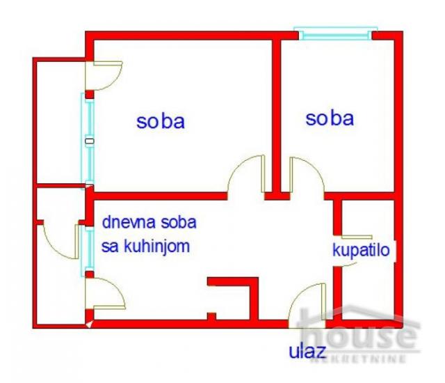 Stan NOVI SAD, AVIJACIJA, kv: 60, € 121540, ID: 1060606